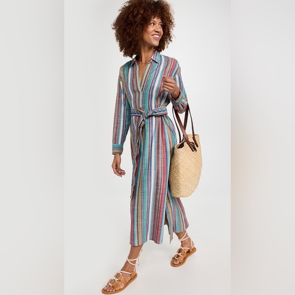 Xirena Hope Multi Stripe Cotton Dress 🌻 XS - Picture 4 of 11